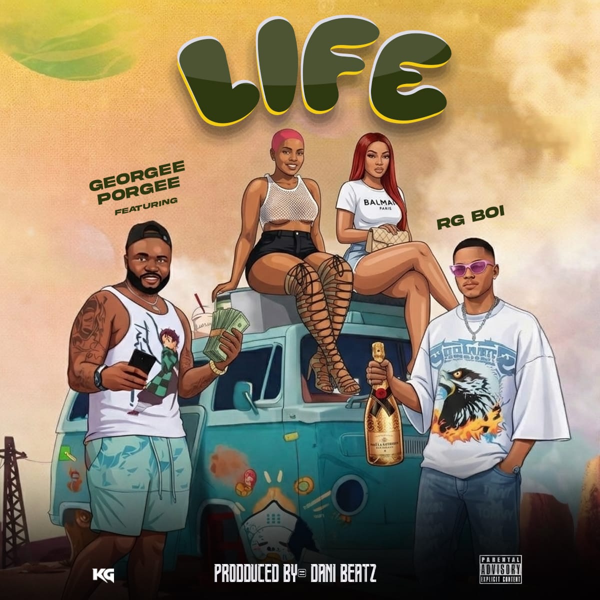 Georgee Porgee ft RG Boi-Life by Unknown Artist