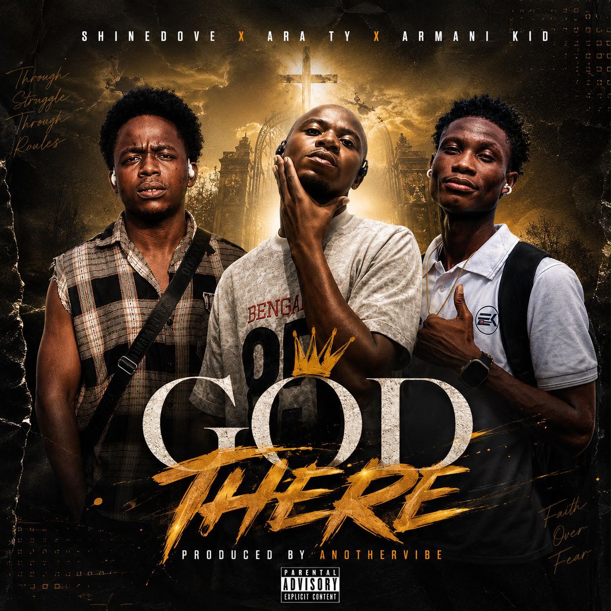 Shinedove x Ara Ty x Armani Kid-God There by Unknown Artist